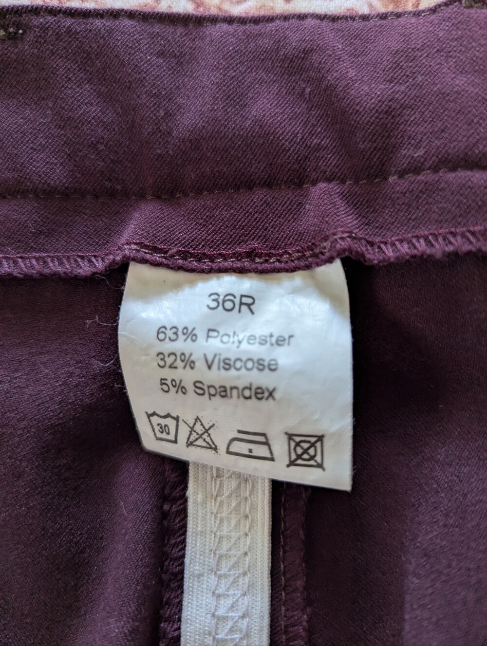 Purple & Tan Riding Breeches - Picture 2 of 4